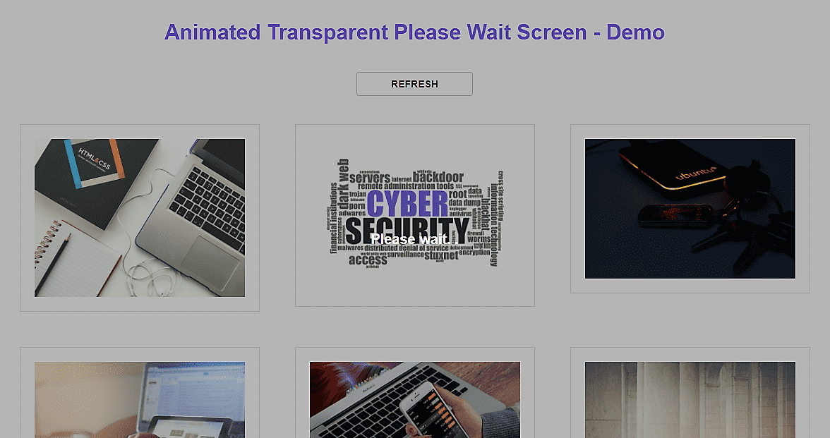 please with screen demo
